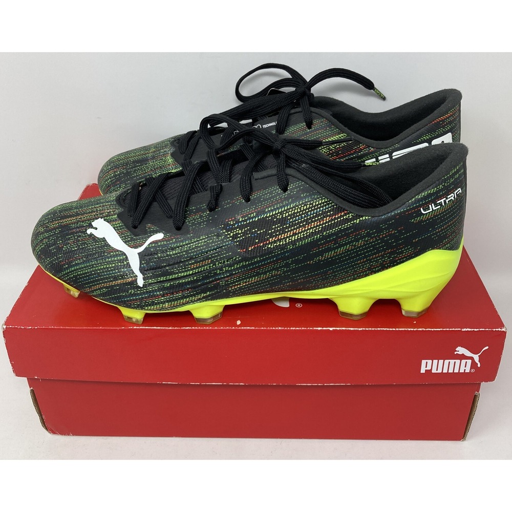 PUMA ULTRA 2.2 FG/AG Black Soccer‎ Football Cleats Men's Size 8 NIB 106343 02